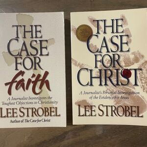 New 2-Book Set "The Case for Faith" and "The Case for Christ" Paperback Books